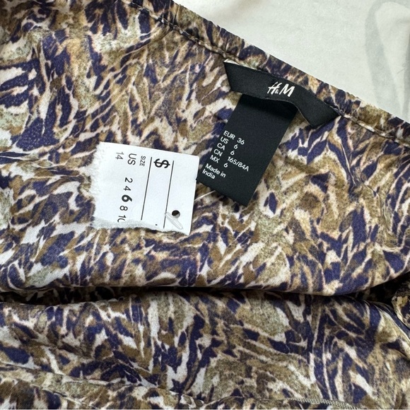 NWT H&M empire waist spaghetti strap ruffle top dress - Picture 6 of 6